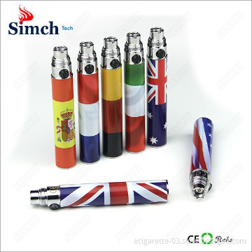 2014 ego battery 650mah new design flag type ego N battery from China
